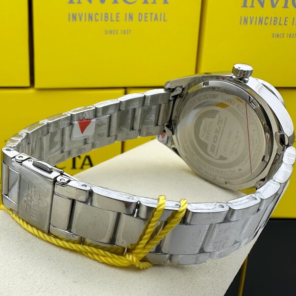 NEW Invicta Women's Bolt Quartz 3 Hand White Silver Dial Watch Gold Wire Edition - Picture 9 of 10